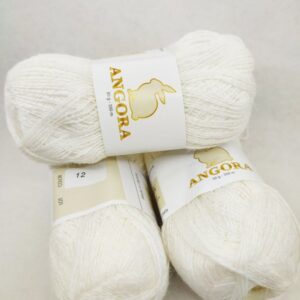 Angora 50% № 12 - білий колір