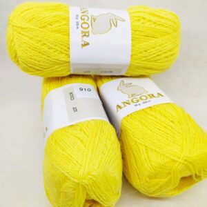 Angora 50% № 910 - жовтий колір
